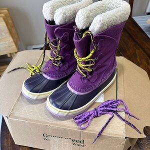 LLBean Purple Winter Boots